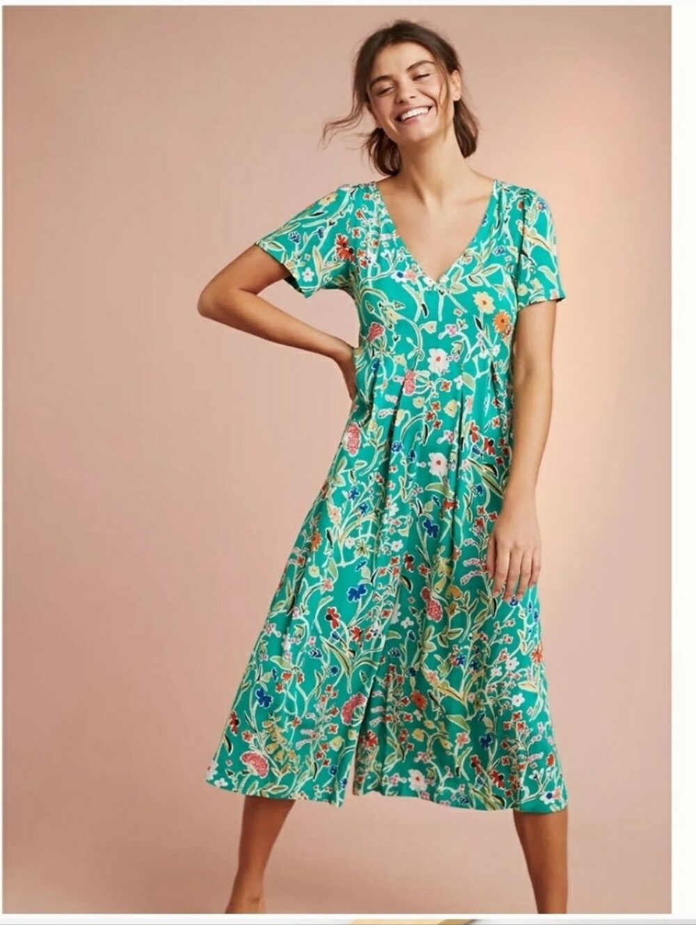 Anthropologie Floreat Yardley Sleep Jumpsuit